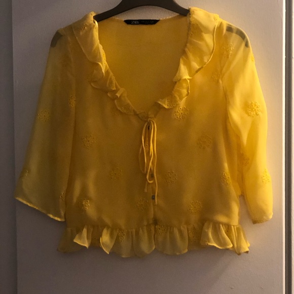 Zara Ruffle Top - Picture 2 of 5